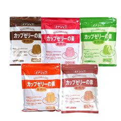 イナショクかんてんぱぱ　カップゼリーの素　ピーチ味・オレンジ・青りんご・ストロベリー・コーヒー　各600ｇ　業務用　【送料無料】 ※沖縄・離島へのお届けはキャンセルさせて頂く場合がございます。