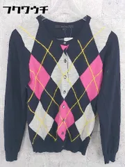 ◇ MACPHEE マカフィー TOMORROWLAND ウール100% ニット 長袖 カーディガン サイズ1 ネイビー レディース 【中古】 【1002801058432】