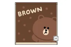 LINE　ライン　brown　ブラウン　connie　コニー　ぬいぐるみ　タオル LINEラインbrownブラウンconnieコニーぬいぐるみタオル