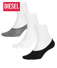 新品 未使用 並行輸入 DIESEL ディーゼル メンズ 靴下 カバーソックス 【3足セット】SKM-HIDEPAT-THREEPACK 518271【メール便】 Aマルチセット
