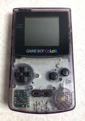 【DH768】ジャンク ゲームボーイカラー クリアパープル 本体