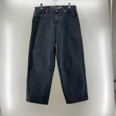 【中古】Levi's 90s USA製 SilverTab バギーデニム 後染めブラック w34 リーバイス[24]