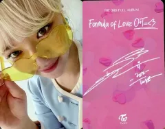 【中古】コレクションカード(女性) TWICE/ジョンヨン/裏面印刷サイン入り/CD「The 3rd Full ALBUM Formula of Love：O+T=＜3」封入特典フォトカード