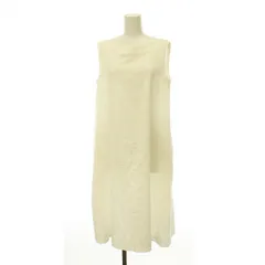 フォクシー ブティック FOXEY BOUTIQUE ノースリーブワンピース ロング 無地 42 L 白 ホワイト ■GY09 /MQのサムネイル