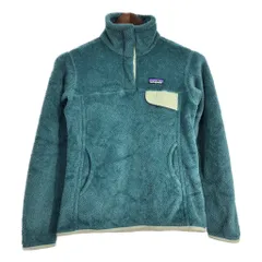 patagonia パタゴニア リツール スナップT フリースジャケット アウトドア グリーン (レディース S) 中古 古着 T1296