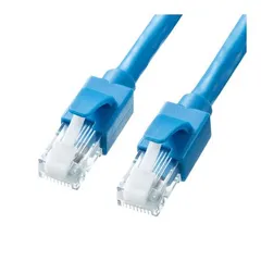 【新品・7営業日以内発送】サンワサプライ KB-T6ATS-15BL カテゴリ6A LANケーブル 15m ブルー KBT6ATS15BL SANWA SUPPLY【沖縄離島販売不可】