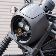レブル250 レブル500 ヘッドライト プロテクションフィルム ゴールドスモーク　カット済 保護フィルム ホンダ バイク REBEL メーターパネルフィルムプレゼント