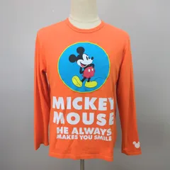 BABY DOLL × DISNEY ベビードール　ディズニーミッキーコラボ　Lサイズ　カットソー　スウェット　オレンジ
