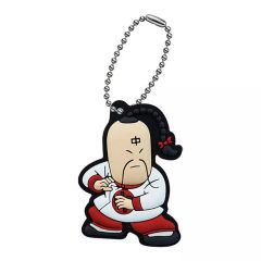 [중고] 열쇠 고리 라면 맨 [킨 고기 맨 근육 고무 마스코트]