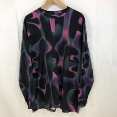 Supreme Half Tone L/S Top シュプリーム ハーフトーン 長袖トップス ブラック×ピンク×パープル XLサイズ 総柄 マルチカラー