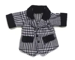 【中古】ドールアクセサリー 11cm用 七分袖ジャケット(千鳥格子)