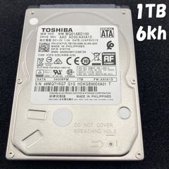 TOSHIBA 1TB 2.5" 9.5mm SATA HDD | 約 6k h / y18 | MQ01ABD100 / toshiba【1001】