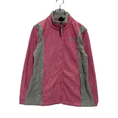 THE NORTH FACE ジップアップ フリースジャケット M 150～ キッズ ピンク ノースフェイス アウトドア 古着卸 アメリカ仕入 a607-5477