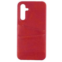 Galaxy A36 5G ケース SC-54F カード収納 レザー スマート ケース 【Color】レッド