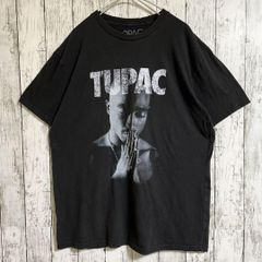 Tシャツ 半袖 クルーネック 2PAC TUPAC プリント 大きめ ゆったり 