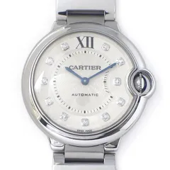 カルティエ Cartier 腕時計 バロンブルー WE902075 11ポイント ダイヤインデックス ギョーシェ シルバー文字盤 SS 自動巻き 【箱・保付き】 【中古】のサムネイル
