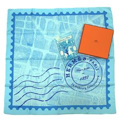 未使用級 HERMES エルメス カレ90 de passage a paris パリの