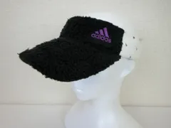 adidas(アディダス) サンバイザー 黒白 レディース フリーサイズ  ゴルフ用品 2101-0164 中古