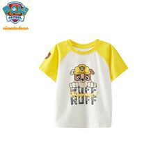 パウパトロール 夏大人気新作 超可愛い (Paw Patrol) 子供服 半袖Tシャツ トップス バイカラー 通学着 通園着