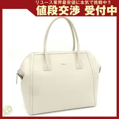  フルラ トートバッグ F6131 ライトベージュ レザー