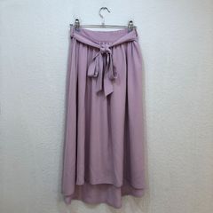 トッコクローゼット tocco closet リボン付きフレアスカート 【M】
