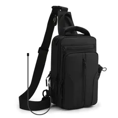 [CYCOKLY] ボディバッグ ショルダーバッグ 斜めがけバッグ 肩掛けバッグ スポーツバッグ メンズ 人気 自転車 旅行 大容量 防水 軽量 多機能 usb充電ポート