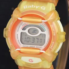 CASIO G-SHOCK デジタル 腕時計 本体 クリアオレンジ - メルカリ