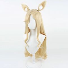 ブルーアーカイブ ブルアカ 百合園セイア コスプレ ウィッグ 耳付き