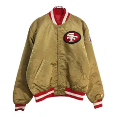80s サンフランシスコ49ers スタジャン ゴールド　US古着 長瀬智也 80s サンフランシスコ49ers スタジャン ゴールド US古着 長瀬智也