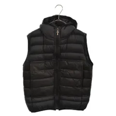 CHROME HEARTS (クロムハーツ) レザー切替 ダブルジップ リバーシブル ナイロン ダウン ベスト ブラック/シルバーのサムネイル