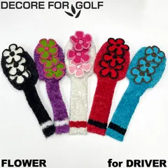 【カラー選択可】DECORE FOR GOLF デコレフォーゴルフ 超ストレッチ ヘッドカバー ドライバー用 フラワー 460cc対応 FR-DR 全5色 FLOWER DR用 1W用 FLOWER 新品【DECORE FOR GOLF正規販売店】