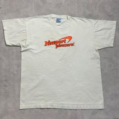 90s "Newport pleasure" タバコt 企業t ビンテージt 袖裾シングル FRUIT OF THE LOOM 古着