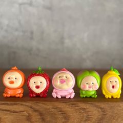 코비토즈칸 과일 피규어 주름진 마스코트 코비토 도감 코비토즈칸 어린 도감 농구 목욕탕 입욕제 과일 바구니 미칸 키트케 딸기 클레나이 카크레모모지리 스모모노우치 레몬 스마시 *단체