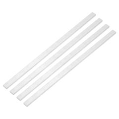 新品 uxcell アルミ平板 4本 フラットバー 厚さ：3 mm 幅さ：10mm 長さ：305mm 平角棒 6063アルミ 合金 フラットバー 切削 穿孔 加工容易 DIY 補修 補強金具 止め金具 ホビー 用