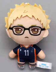 【中古】ぬいぐるみマスコット・ぬいぐるみバッジ 月島蛍 ぬいぐるみマスコット 「セガ ラッキーくじ ハイキュー!! Pastel Art Collection」 B賞