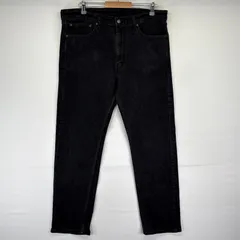 古着 リーバイス Levi's デニムパンツ 505 ストレート ストレッチ ジーンズ ジーパン 長ズボン 大きいサイズ w38 L32  ブラック メンズ