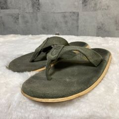 ハワイ製 ISLAND SLIPPER アイランド スリッパ スエードレザー サンダル オリーブ 8