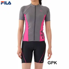 フィラ FILA 314-602 カラー/GPK　フィットネス水着 レディース水着 ジップアップ半袖 314602