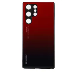 Galaxy S23 Ultra ケース SC-52D SCG20 ギャラクシーs23 ウルトラ グラデーション ハイブリット ケース 【Color】 レッド・ブラックのサムネイル
