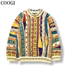 COOGI 立体3Dニット Sサイズ 北野武 希少美品COOGIクージー3Dニット90sヴィンテージ当時モノビートたけし
