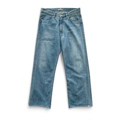 AURALEE オーラリー Selvedge Faded Light Denim Pants