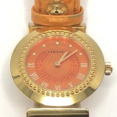 【中古】VERSACE ヴァニティ 腕時計 オレンジ ヴェルサーチェ[10]