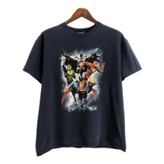 JUSTICE LEAGUE 저스티스 리그 반소매 T셔츠 무비 네이비(맨즈 XL) 중고 헌 옷 U1491