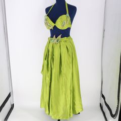 新品 有名エジプトブランドマンドゥーハ孔雀装飾❣️豪華ベリーダンス