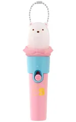 【中古】食玩 キーホルダー 1.しろくま 「すみっコぐらし Light stick charm」