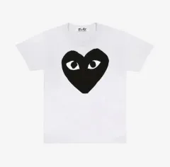PLAY COMME des GARCONS ブラック ハート Tシャツ 白 M