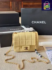 【今日特価】Chanel シャネル サイコロチェーンスクエアミニバッグ 可愛らしいサイコロデザインが特徴-WTO輸入1