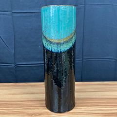 $【値下げ交渉可能】花瓶 寸胴 壺型花器 工芸品 民芸品 焼き物