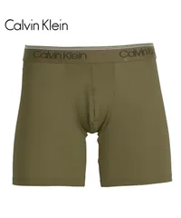 カルバンクライン ボクサーパンツ メンズ 1枚 前閉じ 下着 Calvin Klein ck ロング s m l xl カーキ 【メール便】 正規品 新品 男性 518180