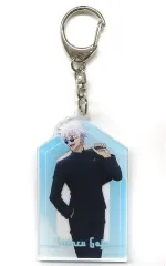 【中古】キーホルダー 五条悟 「呪術廻戦 懐玉・玉折 描き下ろしトレーディングアクリルキーホルダー AJ2024Ver.」 AnimeJapan 2024グッズ